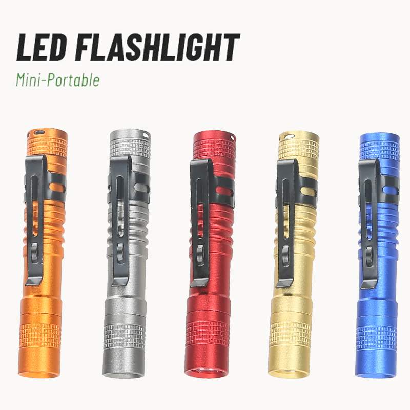 Power Bank - Draagbare Mini LED-penzaklamp met penclip Handheld