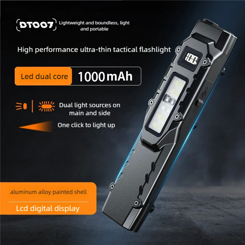 Power Bank - Dimbare COB LED-werklamp Type-C oplaadbare zaklamp