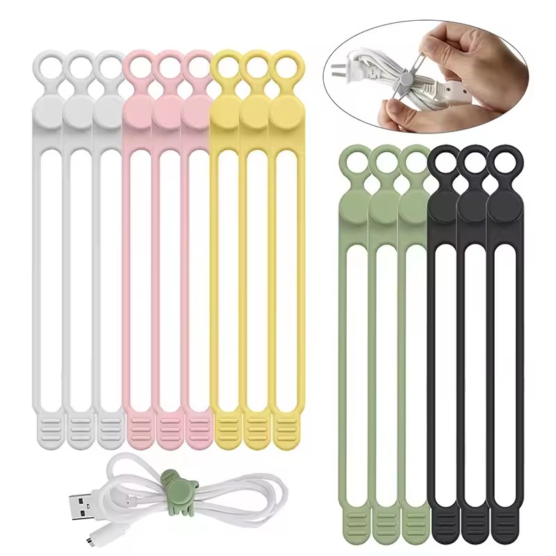 10 stuks siliconen kabelbinder - Cable Organizer recensie en prijs