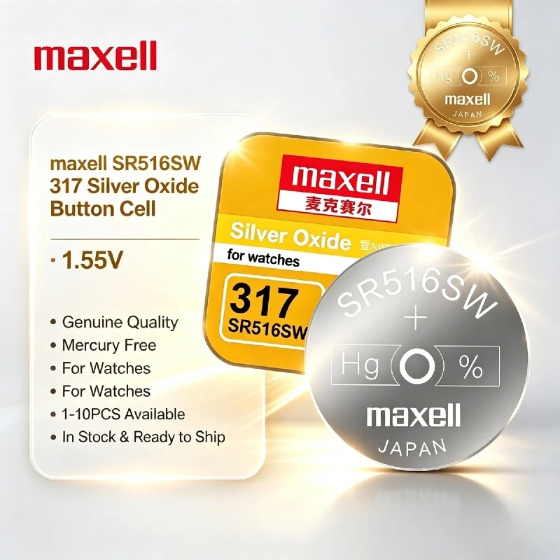 Maxell SR516SW 317 zilveroxide - Electronics And Gadgets Ce recensie en prijs