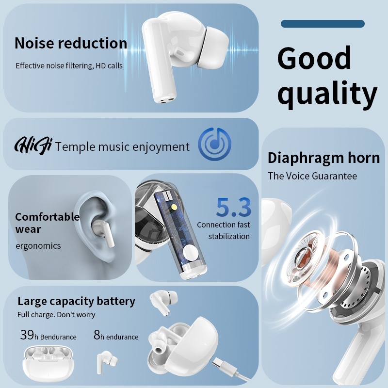 Nieuwe draadloze Bluetooth-hea - Headphones Wireless recensie en prijs
