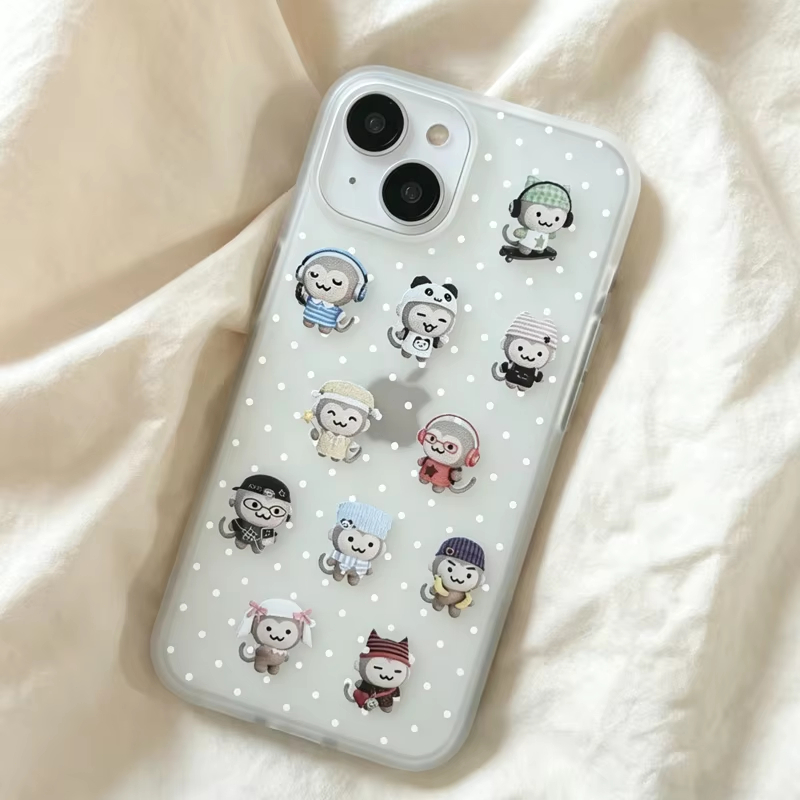 Simpele Kawaii Aap Witte Polka - Usb Charger recensie en prijs